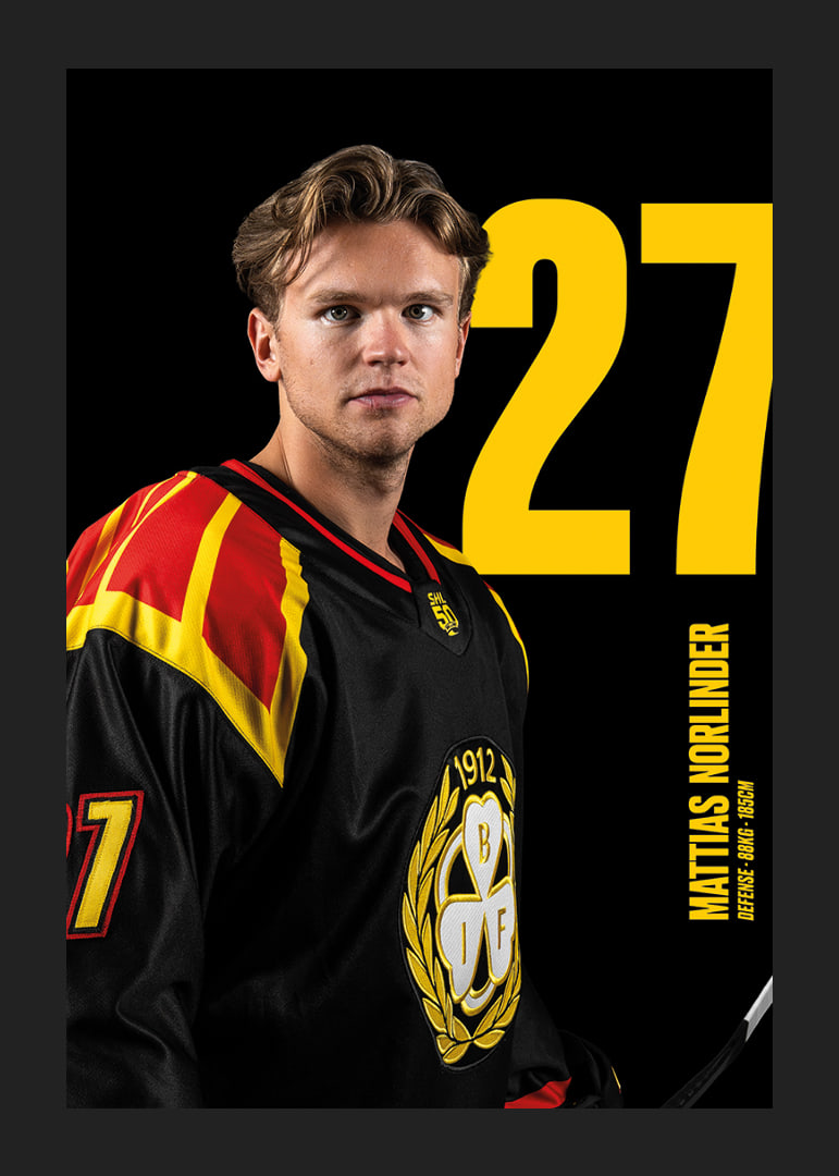 Mattias Norlinder #27 Brynäs IF 2025/2026-12