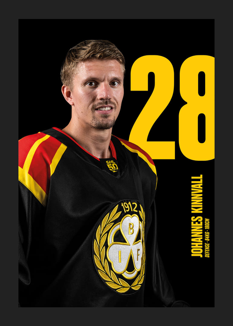 Johannes Kinnvall #28 Brynäs IF 2025/2026-12