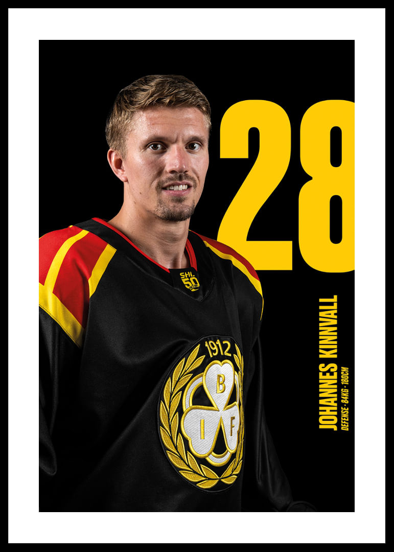 Johannes Kinnvall #28 Brynäs IF 2025/2026-12