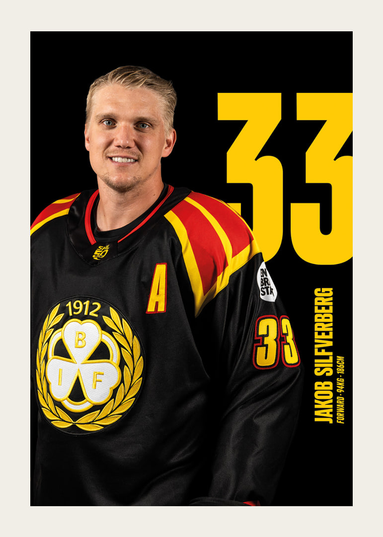 Jakob Silfverberg #33 Brynäs IF 2025/2026-12