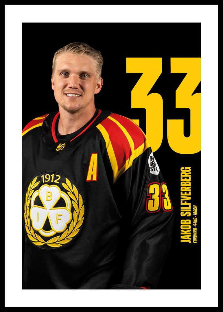 Jakob Silfverberg #33 Brynäs IF 2025/2026-12