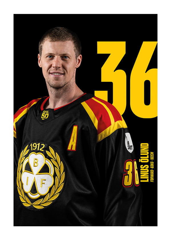 Poster Linus Ölund #36 Brynäs IF 2025/2026