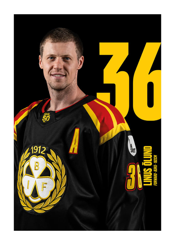 Poster Linus Ölund #36 Brynäs IF 2025/2026