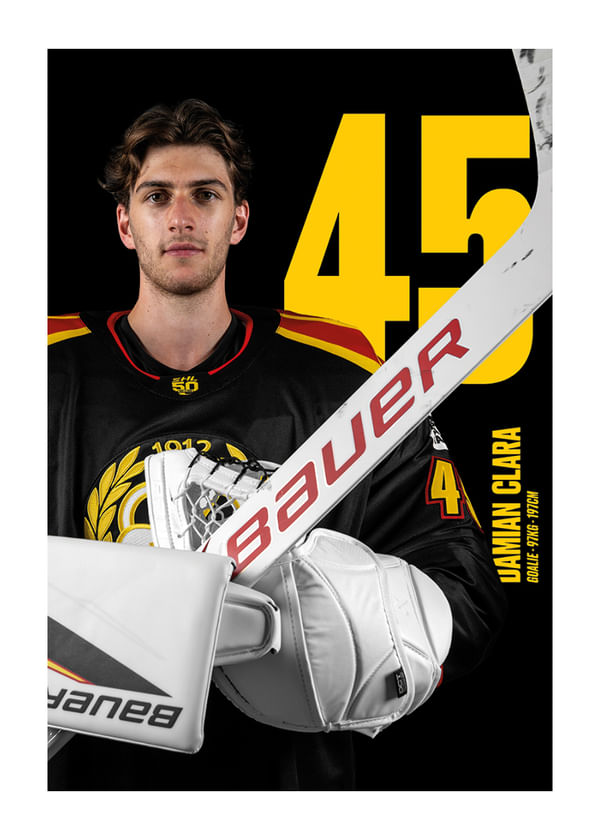 Poster Damian Clara #45 Brynäs IF 2025/2026