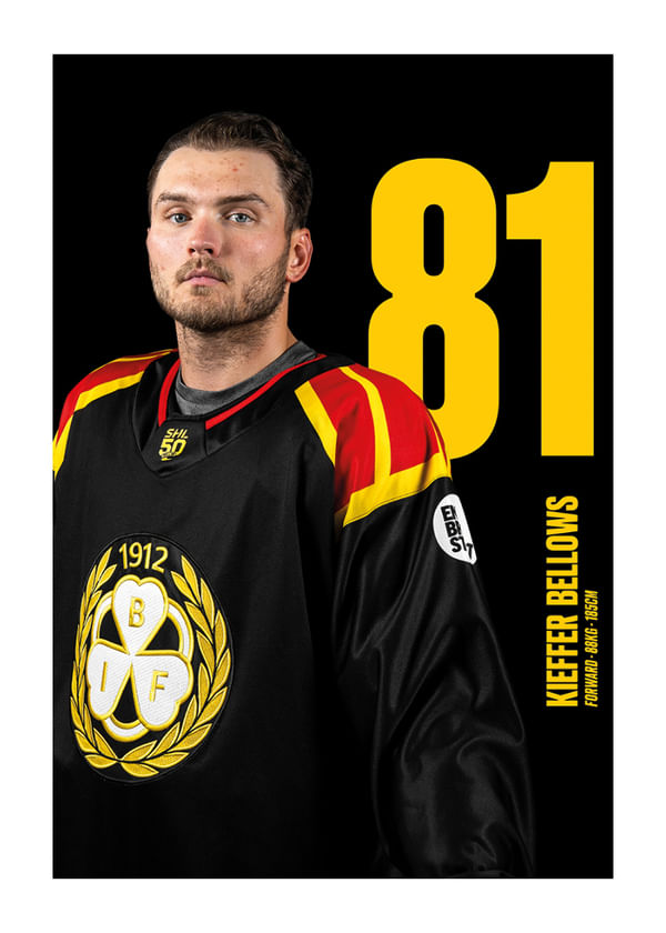 Poster Kieffer Bellows #81 Brynäs IF 2025/2026
