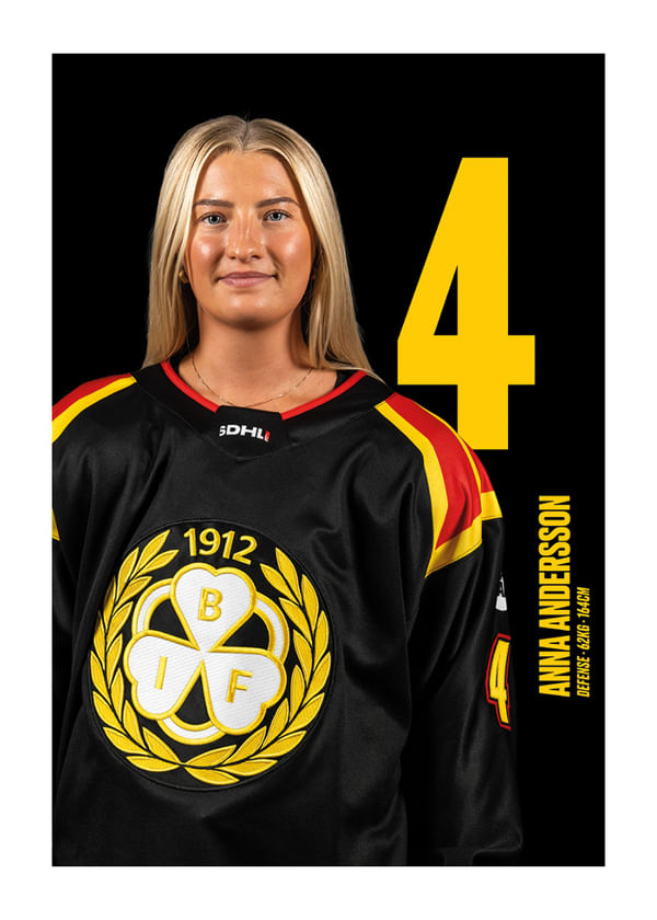 Poster Anna Andersson #4 Brynäs IF 2025/2026
