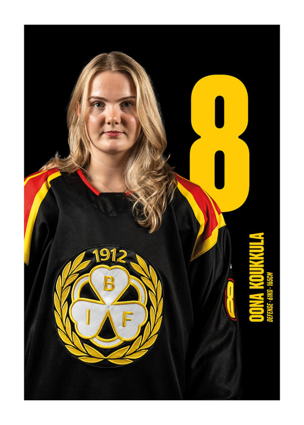 Poster Oona Koukkula #8 Brynäs IF 2025/2026