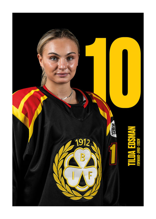Poster Tilda Edsman #10 Brynäs IF 2025/2026