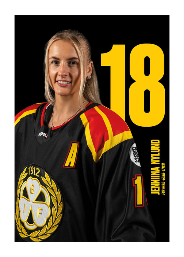 Poster Jenniina Nylund #18 Brynäs IF 2025/2026