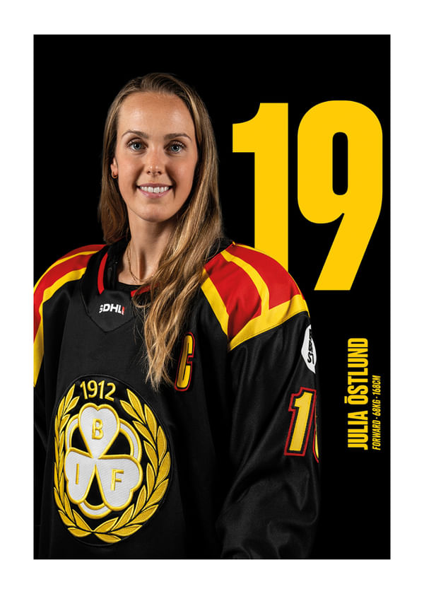 Poster Julia Östlund #19 Brynäs IF 2025/2026