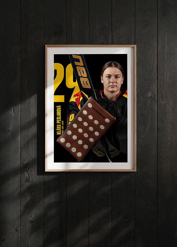 Poster Klara Peslarova #29 Brynäs IF 2025/2026 crossfade