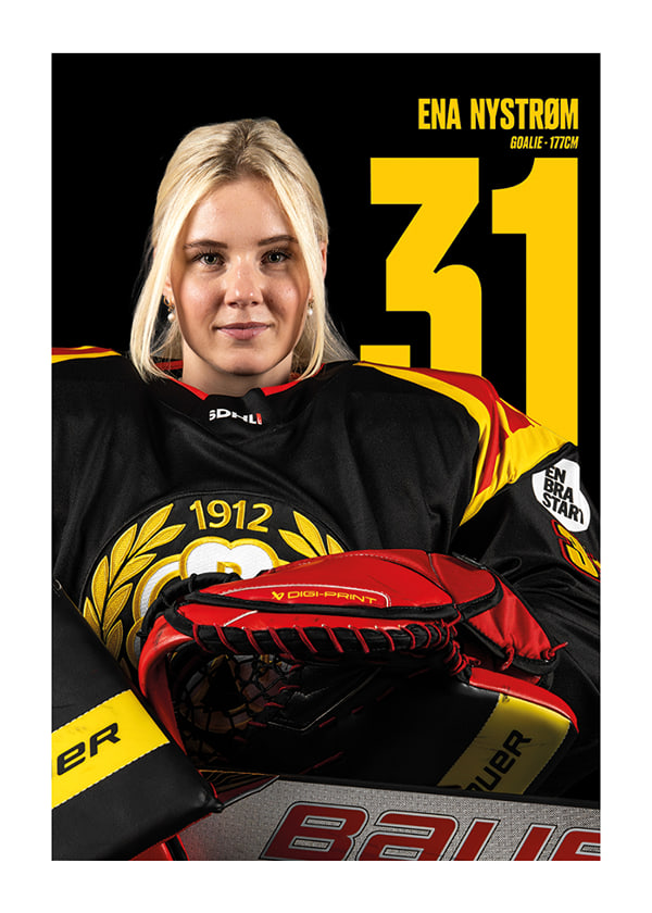 Poster Ena Nystrøm #31 Brynäs IF 2025/2026