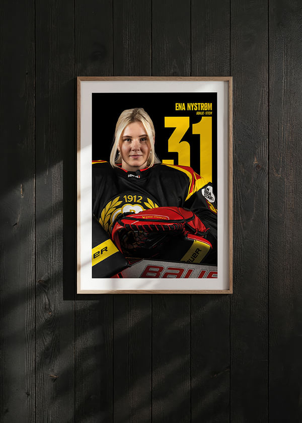 Poster Ena Nystrøm #31 Brynäs IF 2025/2026 crossfade
