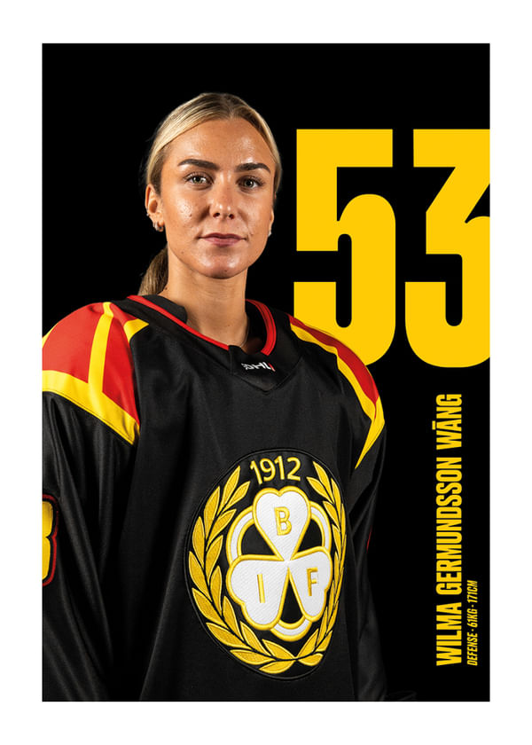 Poster Wilma Germundsson Wäng #53 Brynäs IF 2025/2026