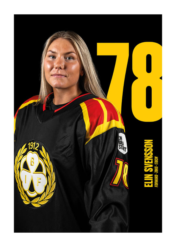 Poster Elin Svensson #78 Brynäs IF 2025/2026