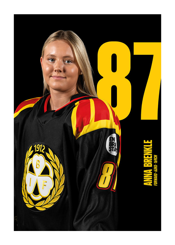 Poster Anna Brenkle #87 Brynäs IF 2025/2026