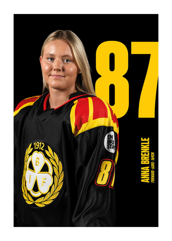 Poster Anna Brenkle #87 Brynäs IF 2025/2026