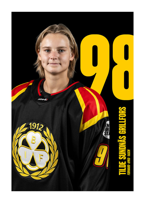 Poster Tilde Sundnäs Grillfors #98 Brynäs IF 2025/2026