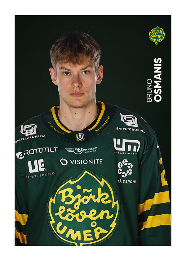 Poster Bruno Osmanis #21 Björklöven 2025/2026