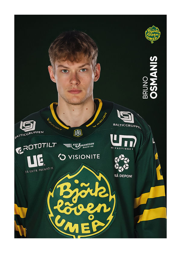 Poster Bruno Osmanis #21 Björklöven 2025/2026