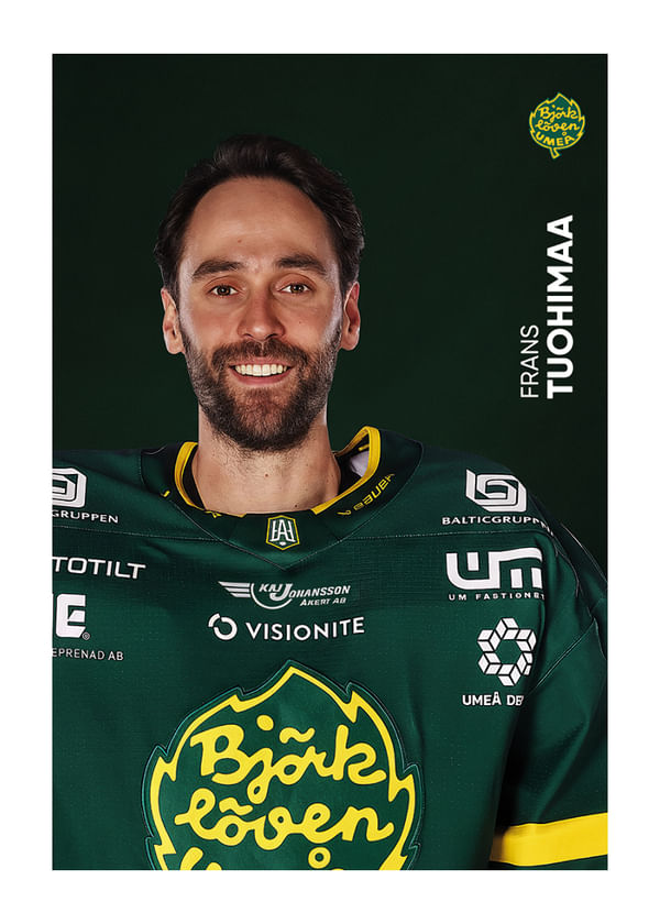 Poster Frans Tuohimaa #50 Björklöven 2025/2026