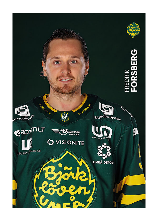 Poster Fredrik Forsberg #56 Björklöven 2025/2026