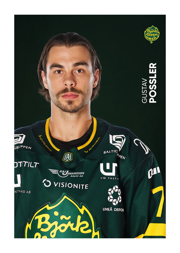 Poster Gustav Possler #71 Björklöven 2025/2026
