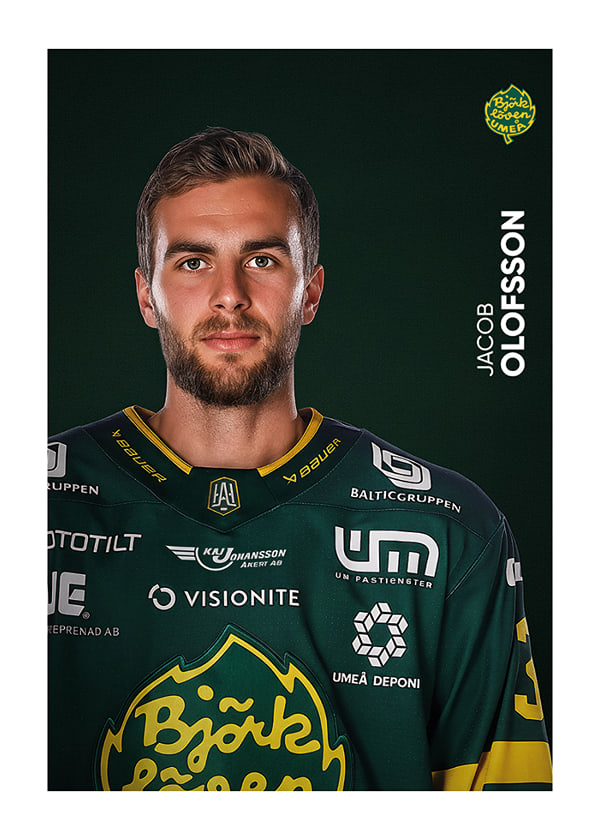 Poster Jacob Olofsson #32 Björklöven 2025/2026