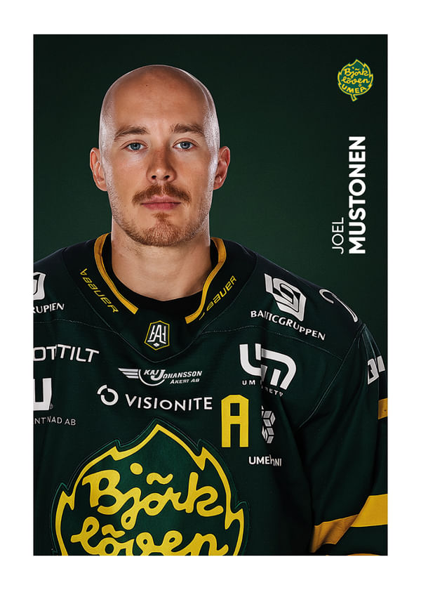 Poster Joel Mustonen #39 Björklöven 2025/2026