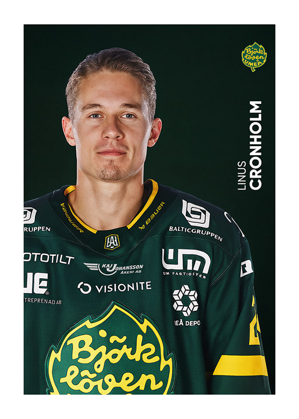 Poster Linus Cronholm #24 Björklöven 2025/2026