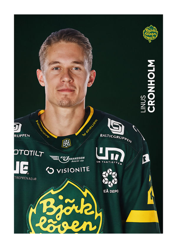 Poster Linus Cronholm #24 Björklöven 2025/2026