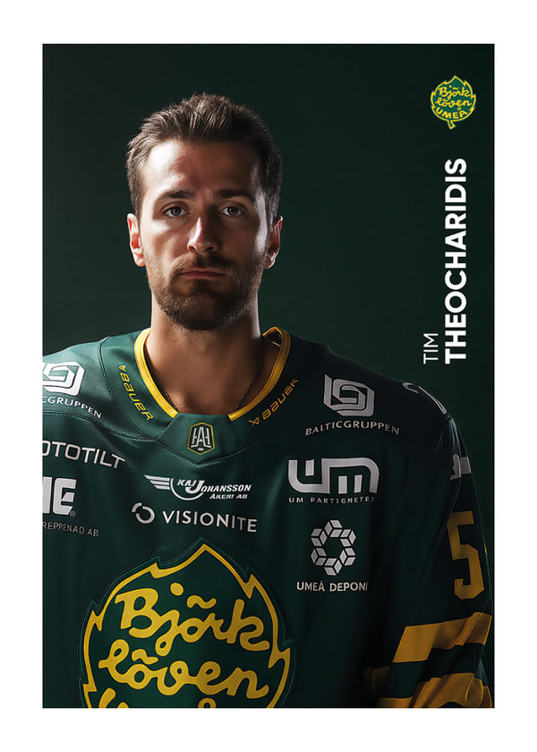 Poster Tim Theocharidis #59 Björklöven 2025/2026