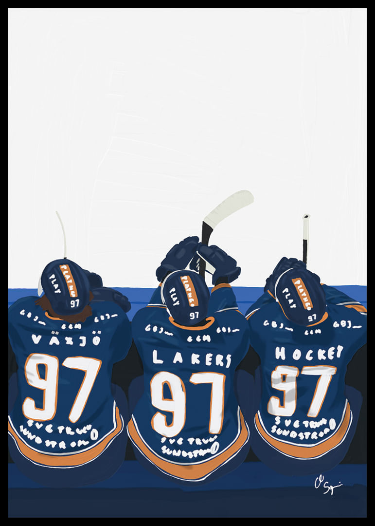 Players Bench Växjö Lakers No2-12