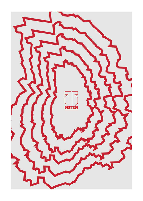 Poster Örebro Länskarta