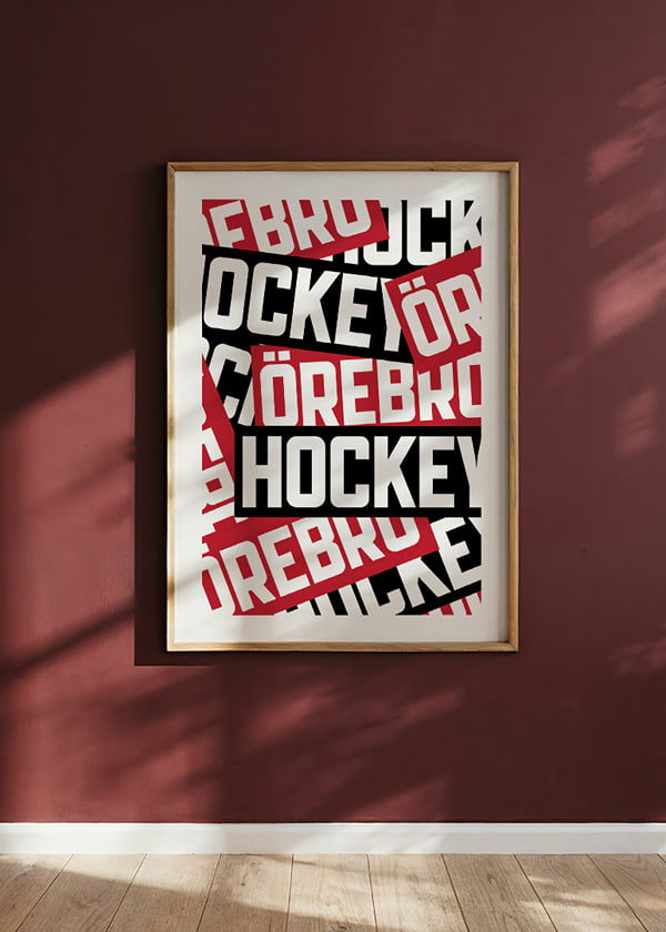 Poster Örebro Hockey No2 crossfade