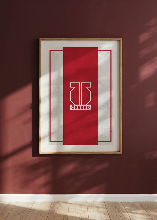 Poster Marble Logo Örebro crossfade