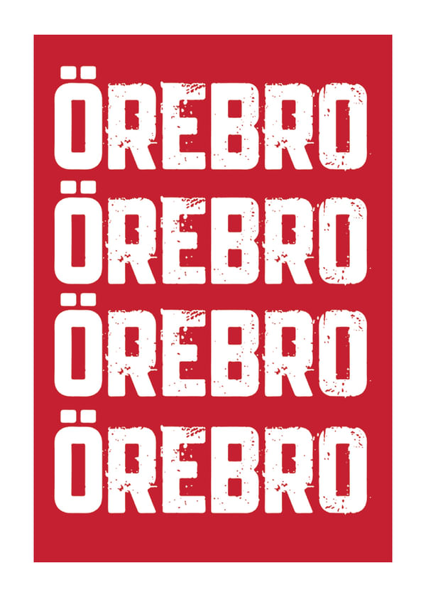 Poster Örebro x4