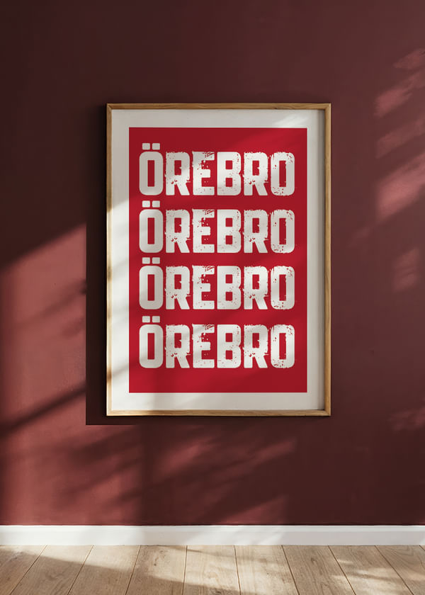 Poster Örebro x4 crossfade