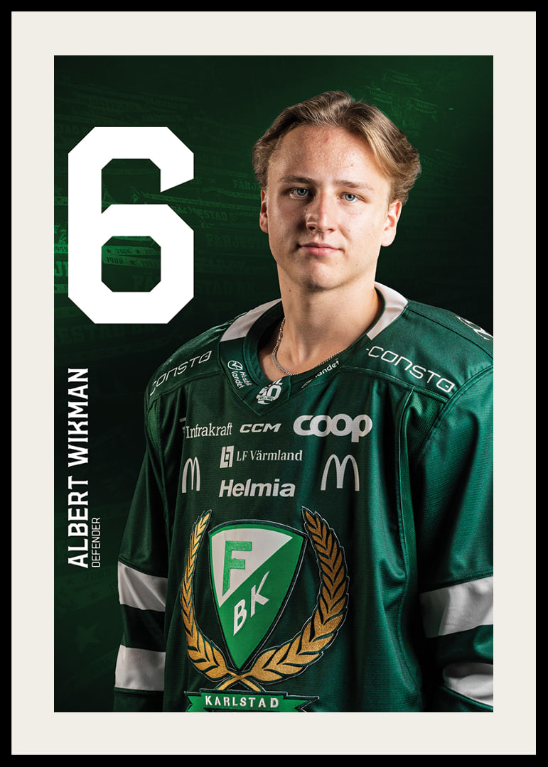 Albert Wikman #6 Färjestad BK 2025/2026-12