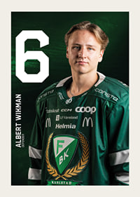 Albert Wikman #6 Färjestad BK 2025/2026-3
