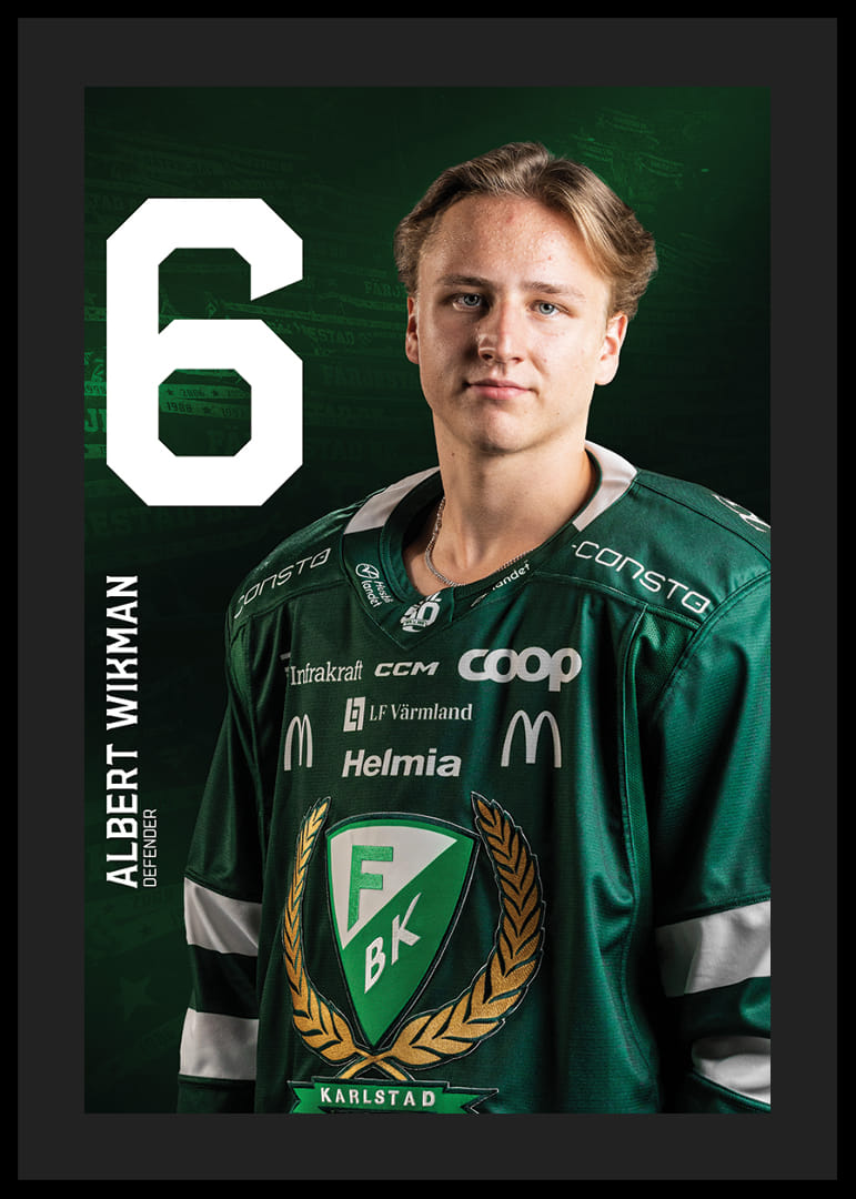 Albert Wikman #6 Färjestad BK 2025/2026-12