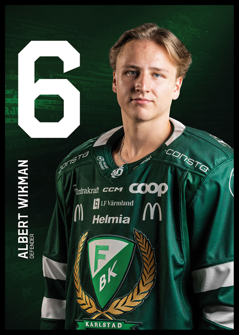 Albert Wikman #6 Färjestad BK 2025/2026-12