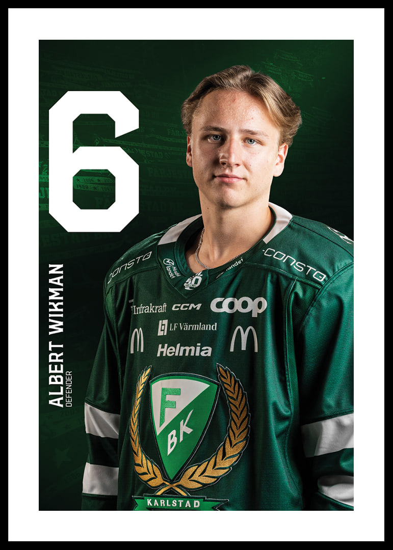Albert Wikman #6 Färjestad BK 2025/2026-12