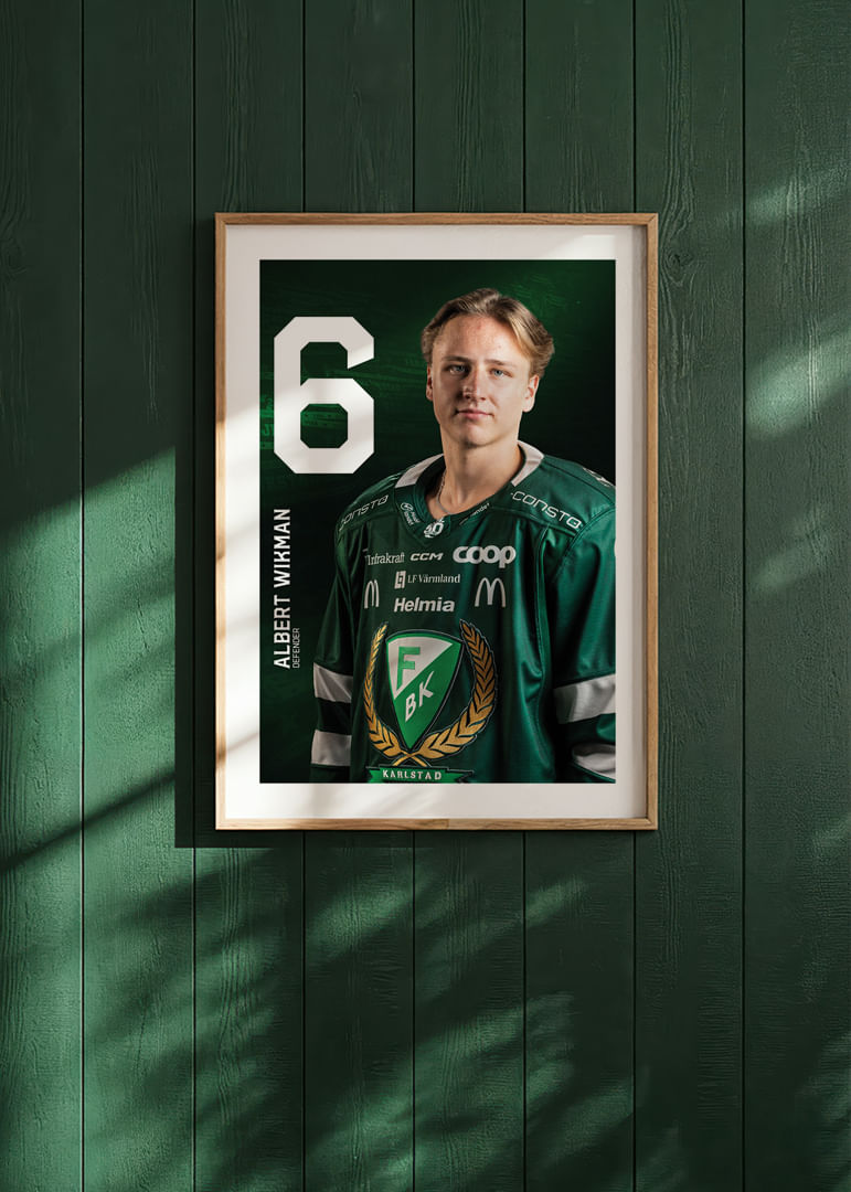Albert Wikman #6 Färjestad BK 2025/2026-12