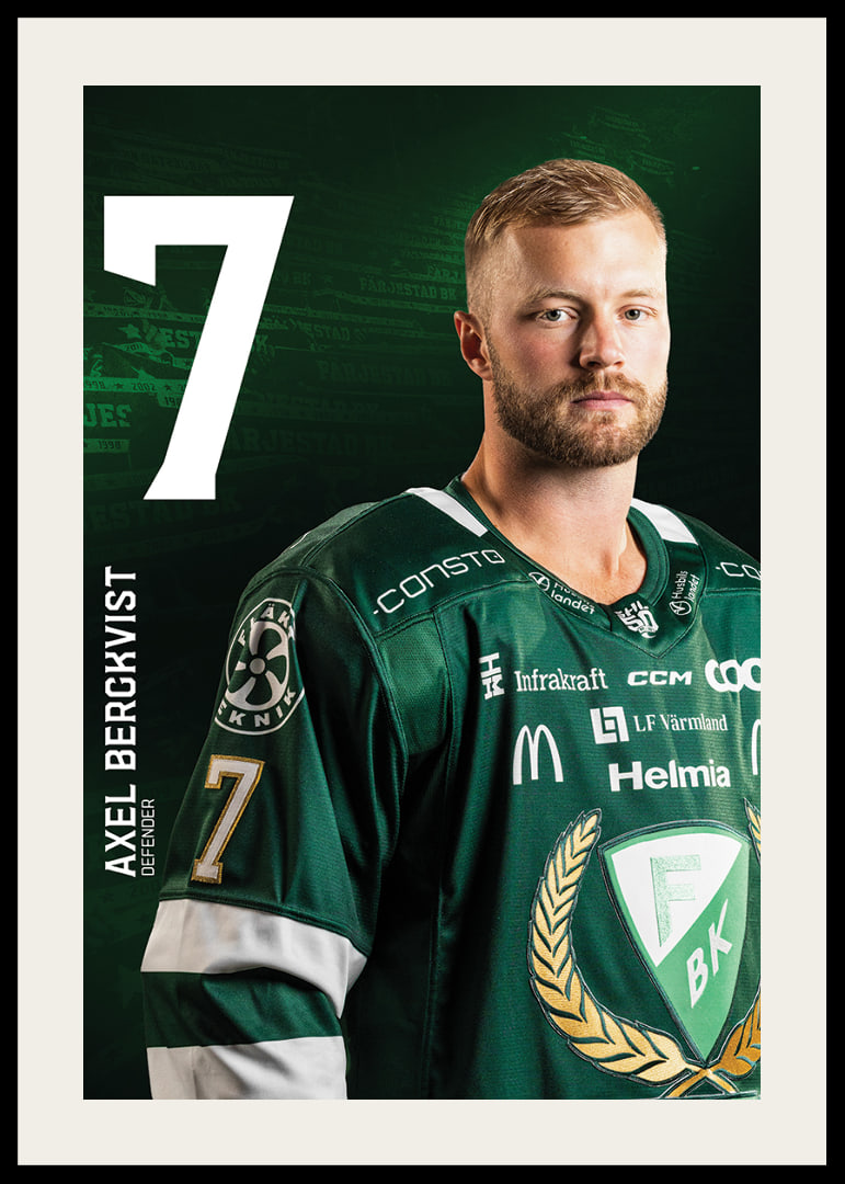 Axel Bergkvist #7 Färjestad BK 2025/2026-12