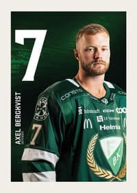 Axel Bergkvist #7 Färjestad BK 2025/2026-3