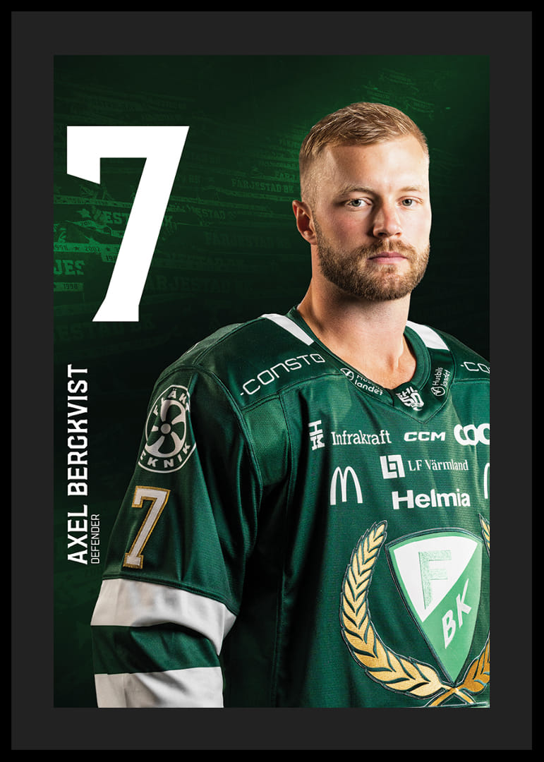 Axel Bergkvist #7 Färjestad BK 2025/2026-12