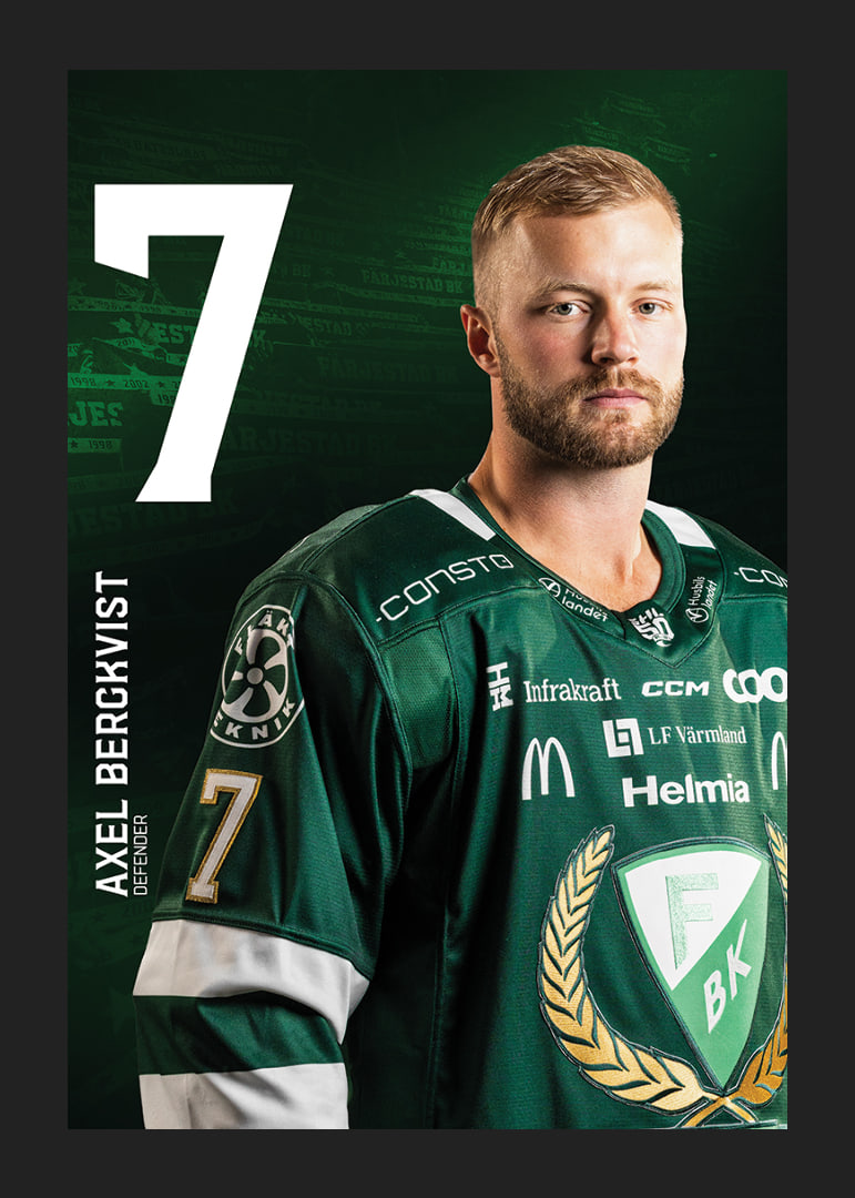 Axel Bergkvist #7 Färjestad BK 2025/2026-12