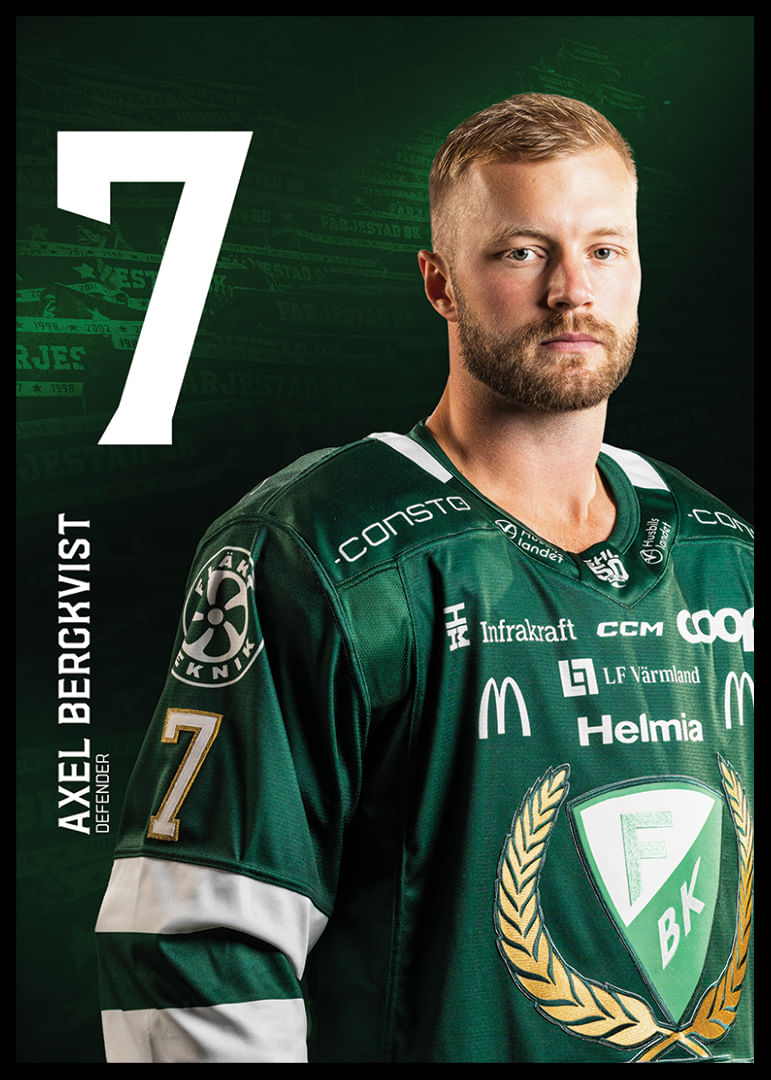 Axel Bergkvist #7 Färjestad BK 2025/2026-12