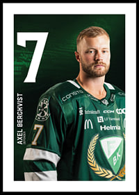 Axel Bergkvist #7 Färjestad BK 2025/2026-0